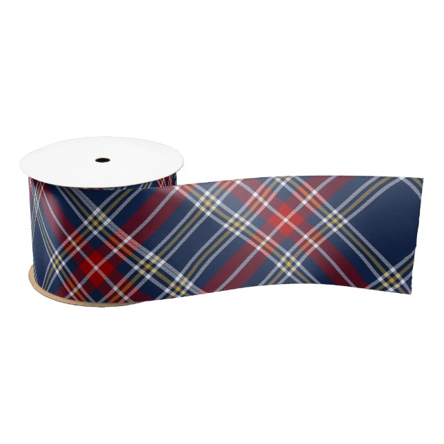 Ruban En Satin Ruban Tartan Satin Plaid (Bobine)