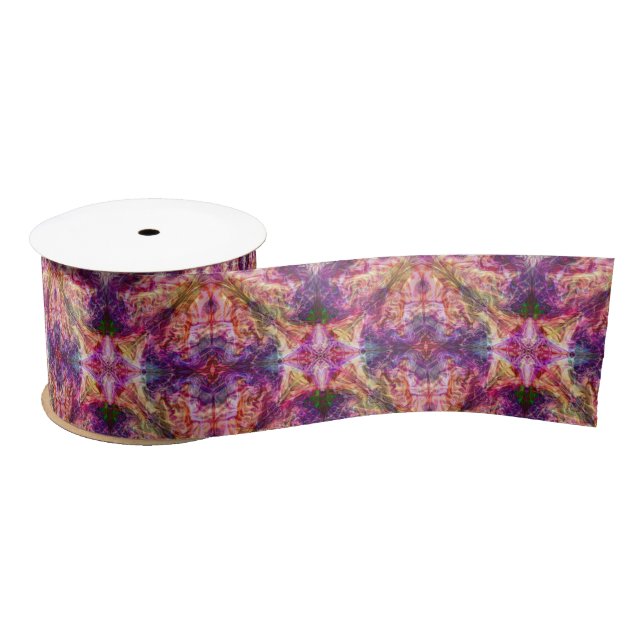 Ruban En Satin Ruban Vapeurs colorés (Bobine)