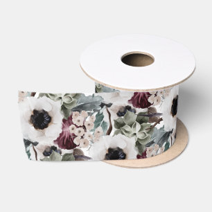 Ruban En Satin Rubans floraux d'automne et d'hiver 