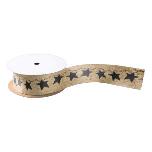 Ruban En Satin Rusty Stars Light Ribbon
