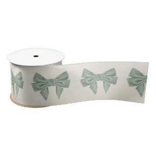 Ruban En Satin Sage Velvet arcs design