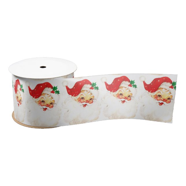 Ruban En Satin Santa Claus (Bobine)