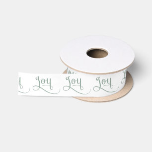 Ruban En Satin Sauge de manuscrit de joie