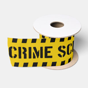 Ruban En Satin Scène de crime jaune Ruban satin 'Ne pas traverser