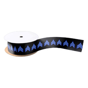 Ruban En Satin Sergents de police minces de Blue Line pour