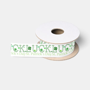Ruban En Satin Shamrock irlandais