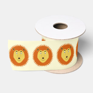 Ruban En Satin Signe du Lion Lion Anniversaire Motif