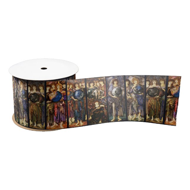 Ruban En Satin SIX JOURS D'ANGELS DE CRÉATION par Edward Burne Jo (Bobine)