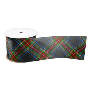 Ruban En Satin Stewart Stuart Clan Tartan Plaid