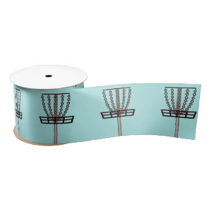 Ruban En Satin Sticker rond classique Disk Golf
