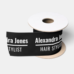 Ruban En Satin Stylliste moderne des cheveux noirs Grosgrain Wide