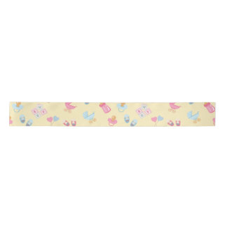 Ruban En Satin Sweet Beginnings Baby Wrapping Paper –Matte Finish