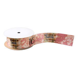 Ruban En Satin Sweet sixteen Vintage Boho Rose Gold Russe