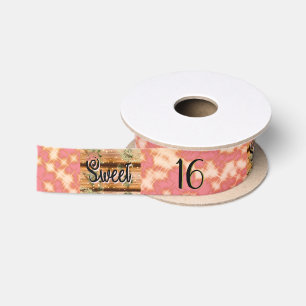 Ruban En Satin Sweet sixteen Vintage Boho Rose Gold Rustic