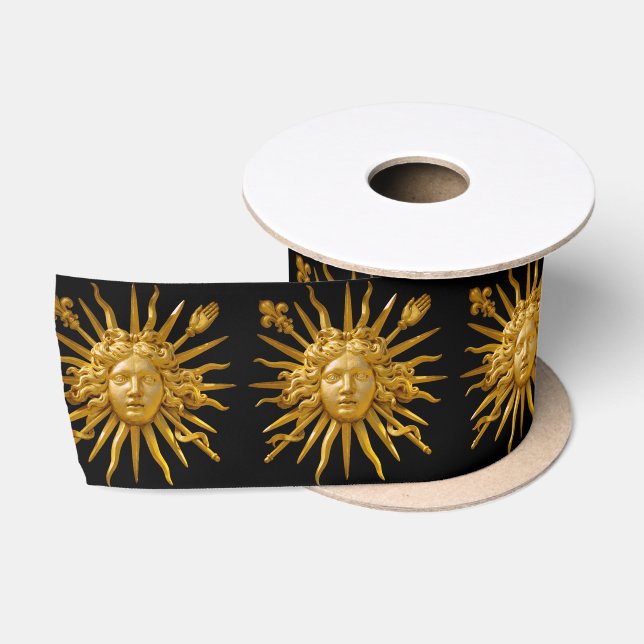 Ruban En Satin Symbole de Louis XIV le Roi Soleil (Bobine)