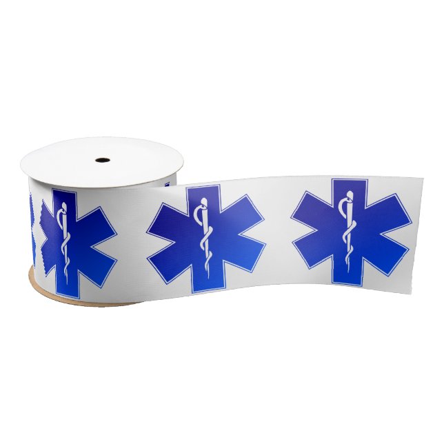 Ruban En Satin Symbole de Medical EMS (Bobine)