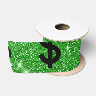 Ruban En Satin SYMBOLE Dollar Noir Argent Entrepreneur Wall Stree