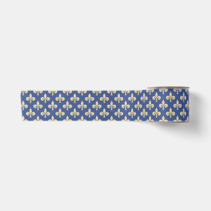 Ruban En Satin Symboles de fleur de lis
