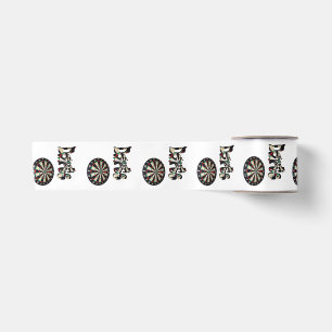 Ruban En Satin Tableau De Bord Et Logo De Foncé,