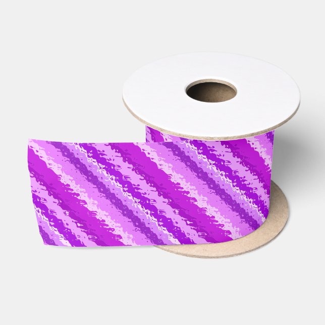Ruban En Satin Taches de verre dans les nuances d'Amethyst violet (Bobine)