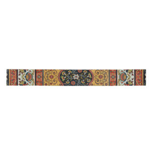 Ruban En Satin Tapis Élegant Tapisserie Perse Antique Riche