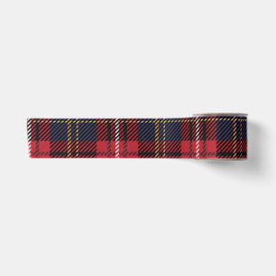 Ruban En Satin Tartan de Noël
