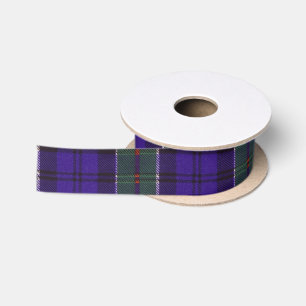Ruban En Satin Tartan d'écossais de plaid de clan de Colquhoun
