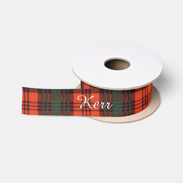 Ruban En Satin Tartan d'écossais de plaid de clan de Kerr (Bobine)
