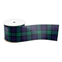 Tartan noir de montre