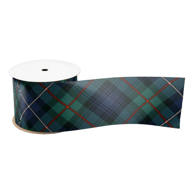 Ruban En Satin Tartan rustique Plaid Classique (Bobine)