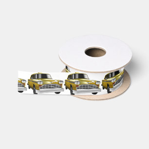 Ruban En Satin Taxis jaunes vintage de New York City