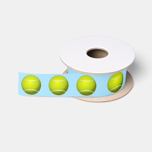 Ruban En Satin Tennis Balls (Bobine)
