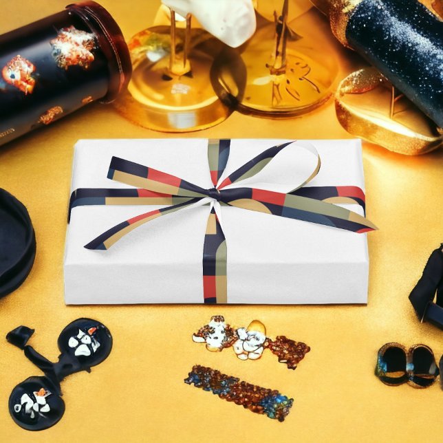 Ruban En Satin Thème Rétro Abstrait (Créateur téléchargé)