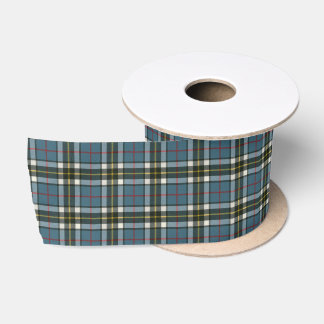 Ruban En Satin Thompson Blue Scottish Tartan
