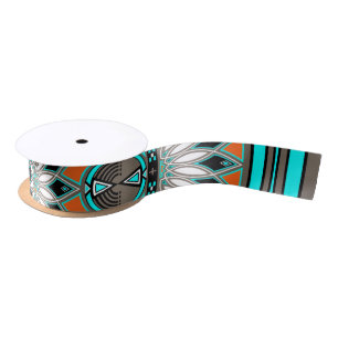 Ruban En Satin Thunderbird Aqua
