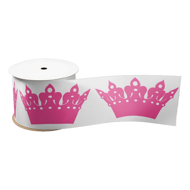 Ruban En Satin Tiaras et Couronnes (Bobine)