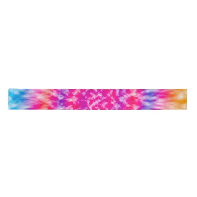 Ruban En Satin Tie Dye (Devant)