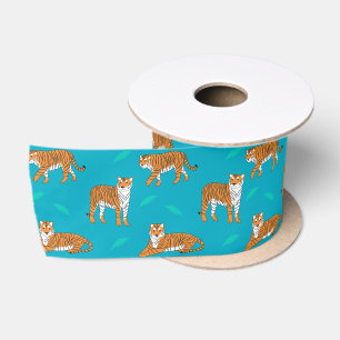 Ruban En Satin Tigres Orange