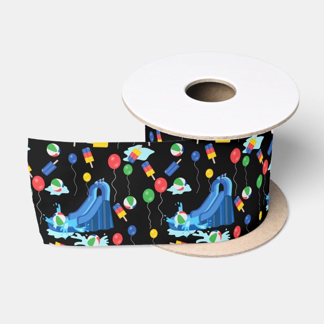 Ruban En Satin toboggan pour enfants Summer Boy Girl Fun (Bobine)