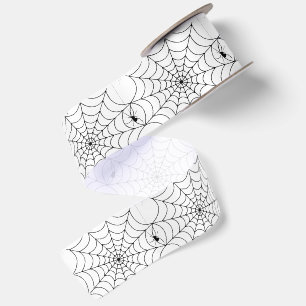 Ruban En Satin Toile d'araignée effrayante Halloween