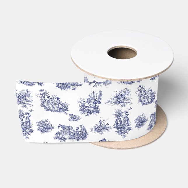 Ruban En Satin Toile Marine (Bobine)