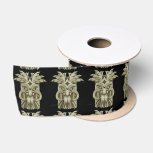 Ruban En Satin Tonnerre sculpté Tiki