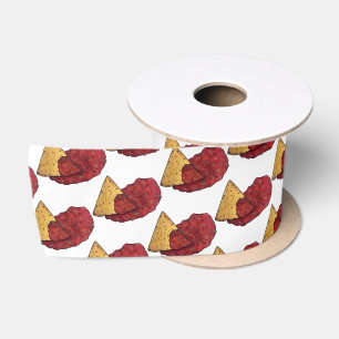 Ruban En Satin Tortilla Chips et tremper Tomate Salsa Mexicain
