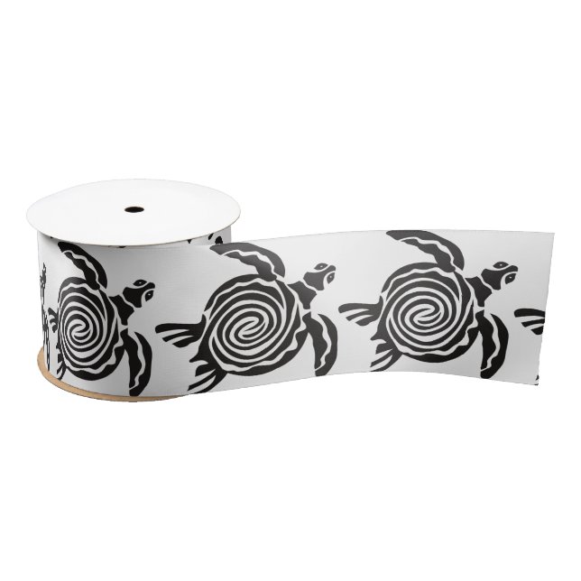 Ruban En Satin Tortue de style tribal Thunder_Cove (Bobine)