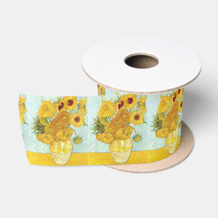 Ruban En Satin tournesol par Vincent Van Gogh, post impressionnis