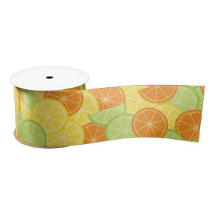 Ruban En Satin Tranches d'agrume