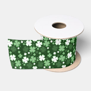 Ruban En Satin Trèfle vert, jour de la Saint-Patrick