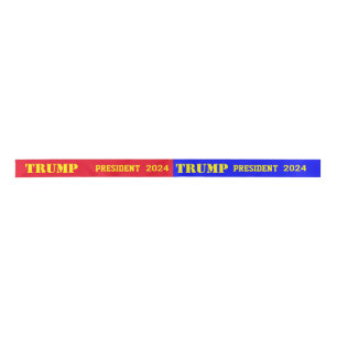 RUBAN EN SATIN TRUMP 2024