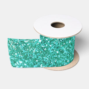 Ruban En Satin Turquoise aqua ludique parties scintillant pétilla