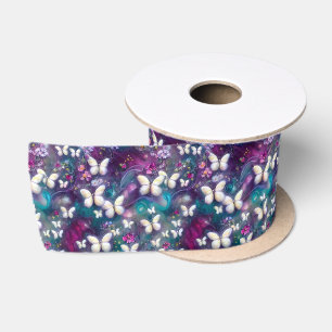 Ruban En Satin Une série de papillons mystiques Design 5